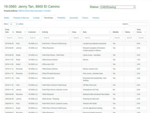 Manage Timesheets | Project Management Software for Land Surveyors