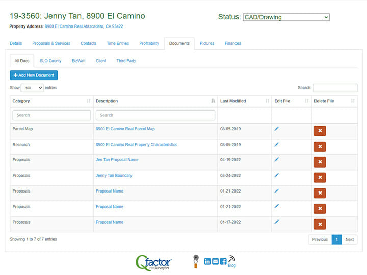 Project Management Software for Land Surveyors